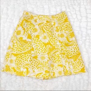 Vintage 60’s The Lilly rare cheetah daisy skort
